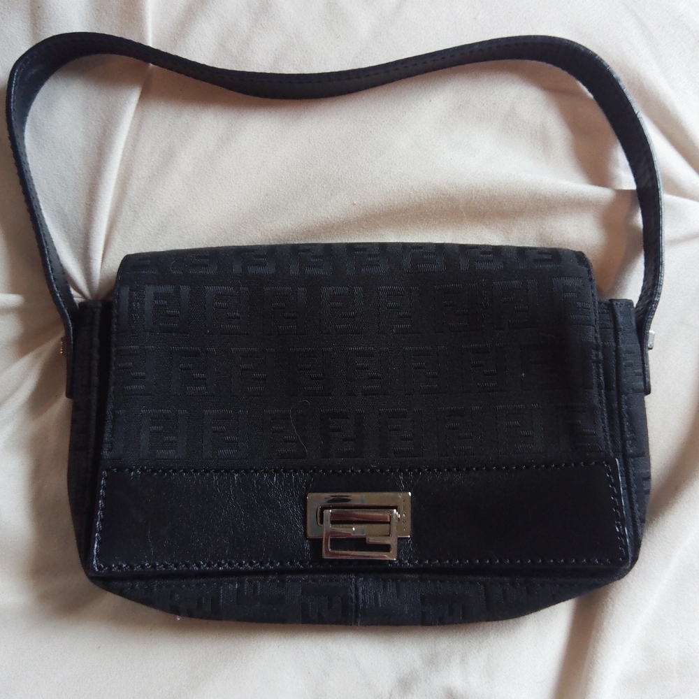 Black Fendi baquette